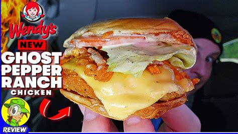 Wendy's® GHOST PEPPER RANCH CHICKEN SANDWICH Review 👧👻🌶️🐔 Bring The