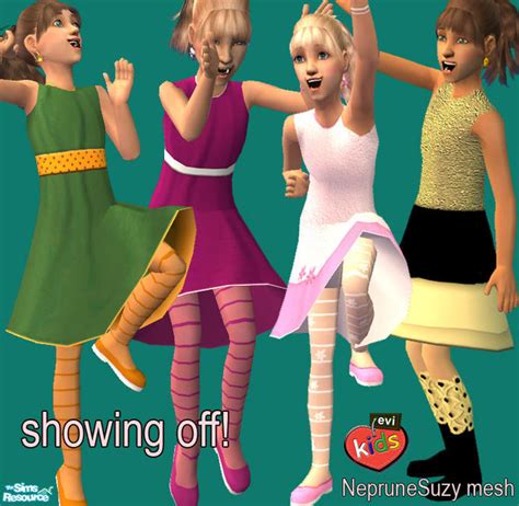 The Sims Resource Evi Showing Off Kids