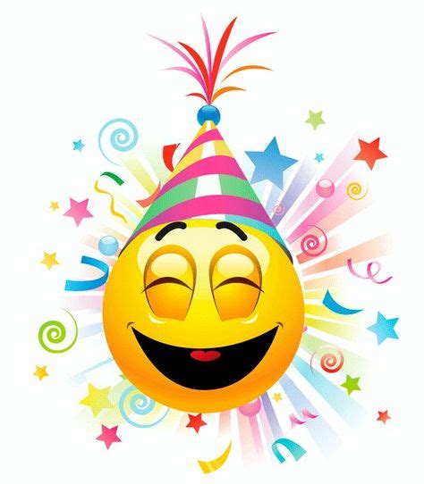 Birthday Smiley Sticker Personajes Y Licencias Feliz Aniversário