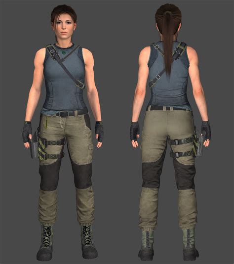 Shadow Of The Tomb Raider Lara Model Rework Wip By Spyros12mp On Deviantart
