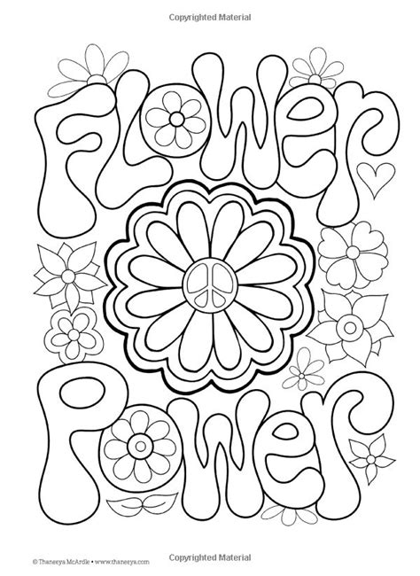 Austin Newman Headline 70s Groovy Coloring Pages