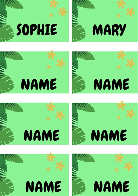 Bundle Editable Name Tags Printable Classroom Nametags Etsy