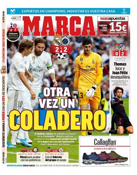 La portada del diario MARCA (02/09/2019)