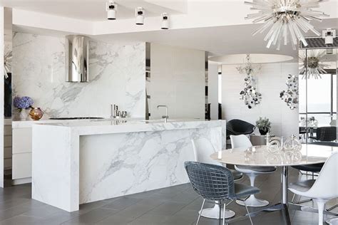 Select from thousands of products and get an instant 3d design of your kitchen. Marble kitchen island | Interior Design Ideas