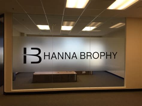 Etched And Frosted Glass Graphics For Offices In Orange County Ca