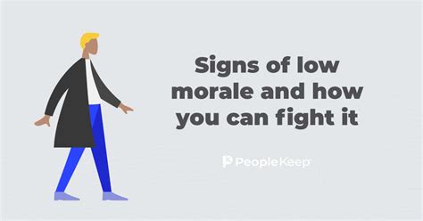 Signs Of Low Morale And How You Can Fight It