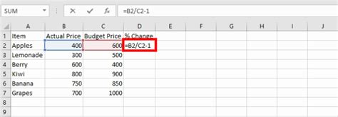 How To Calculate Percent Change In Excel Find Increase And Decrease