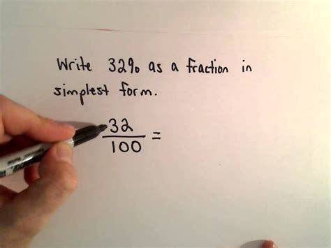 Solving nonlinear equations by factoring. Writing a Percent as a Fraction in Reduced Form - YouTube
