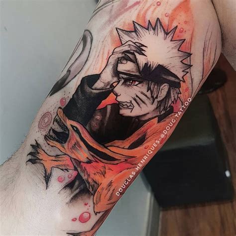 Tattoo Naruto E Kyuubi Tatuagem Do Naruto Tatuagens De Anime