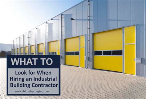 Industrial Building Contractor Cbf Contracting Inc Pennsylvania