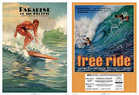 vintage surfing posters club of the waves blog