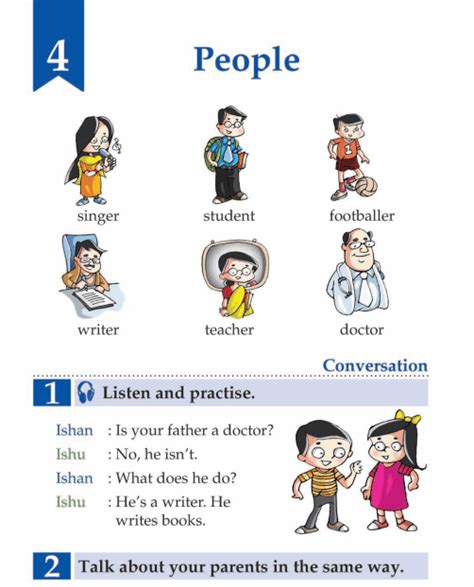 English Book Grade 1 People English Lessons For Kids Learning