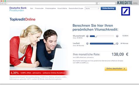 Wenn sie den deutsche bank kredit zu einem anderen kreditinstitut umschulden, können sie dem neuen anbieter alles weitere überlassen: Deutsche Bank Kredit - Aufstockung in kurzer Zeit