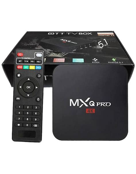 Akai smart box, based on the android platform, maintains an open network without getting restricted to the servers of smart tv brands, as in the case of most smart tvs. MXQ 4K Pro Android TV Media Box - Get A Gadget