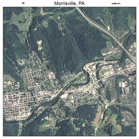 Aerial Photography Map Of Morrisville Pa Pennsylvania