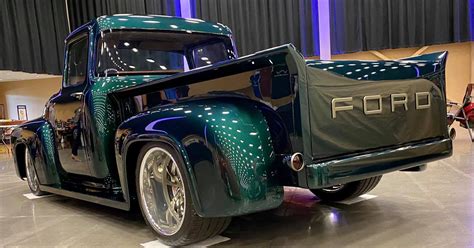 1956 Ford F100 Coyote Swapped Wins Truck Of The Year Ford Daily Trucks