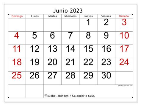 Calendario Junio De Para Imprimir Ds Michel Zbinden Ve