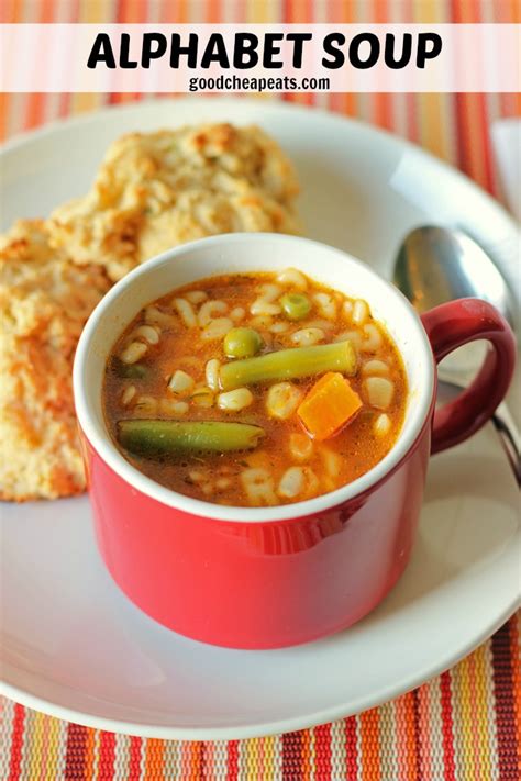 Correspondent, idg news service | today's best tech deals picked by pcworld's editors top deals on great products picked by te. Alphabet Soup with Vegetables - Good Cheap Eats