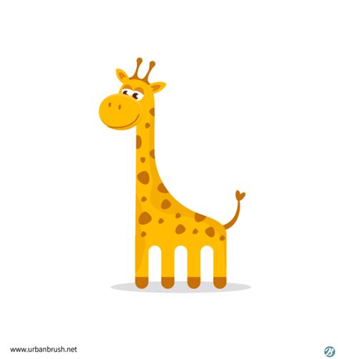 기린 캐릭터 일러스트 Ai 무료다운로드 Free Giraffe Character Vector에 대한 이미지 소스 공유 안내입니다