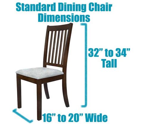 Dining Chair Dimensions Size Guide Designing Idea