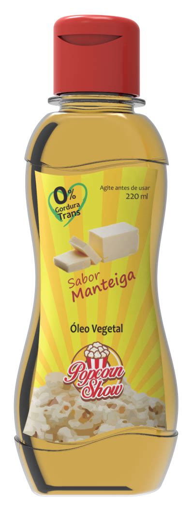 Óleo Special Sabor Manteiga 220 Ml Popcorn Show Óleos E Cobertura