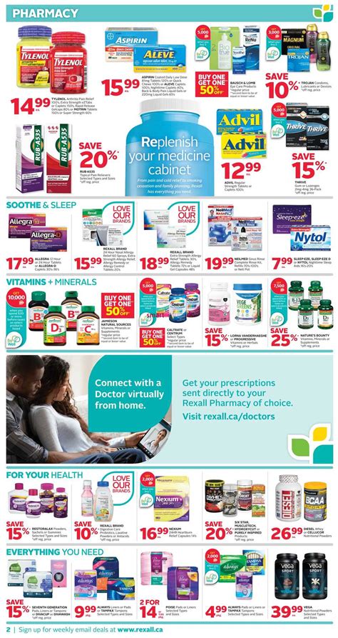 Rexall On Flyer July 30 To August 5