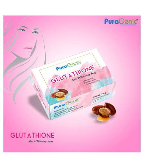 Puragenic Glutathione Skin Whitening Soap 75 G Pack Of 6 Buy Puragenic