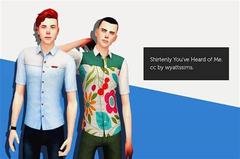 Pin On Ts4 Male Clothing