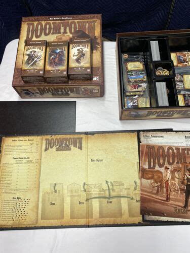 Doomtown Reloaded The Board Game Aeg Games Complete With 3