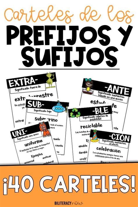 Prefijos Y Sufijos Prefixes And Suffixes Spanish Tpt Sexiz Pix