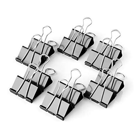 36 Pcs Extra Large Binder Clips 2 Inch Width Big Paper Clamps Metal