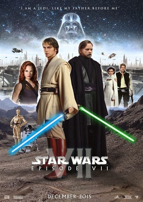 Star Wars Episode Vii Fan Poster By Adam Schickling Star Wars Fan Art