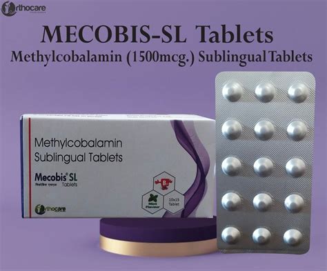 Mecobis Sl Methylcobalamin 1500mcg Sublingual Tablet 10 X 15 At Best