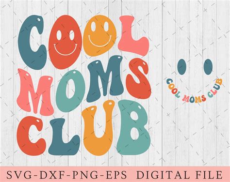 Cool Moms Club Png Cool Moms Club Svg Mom Svg Cool Moms Etsy Ireland