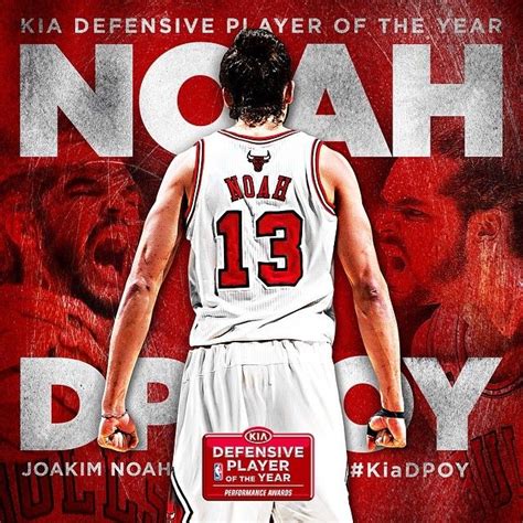 Joakim Noah Named 2013 14 Kia Nba Defensive Player Of The Year