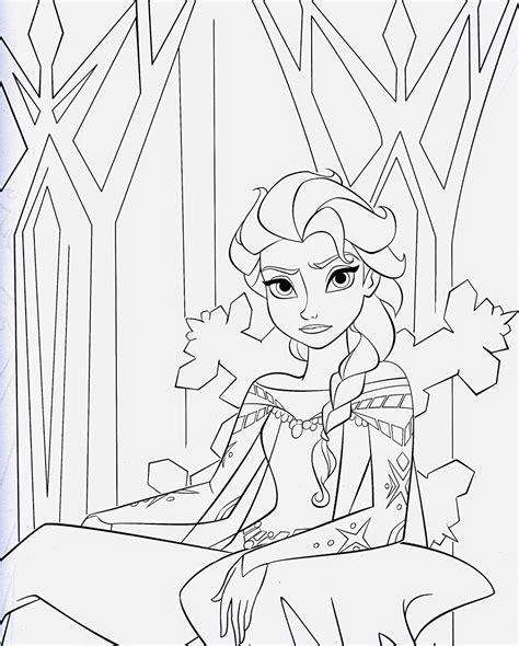 The coloring page of frozen shows elsa's magical powers hitting anna by mistake. Disney Movie Princesses: "Frozen" Printable Coloring Pages