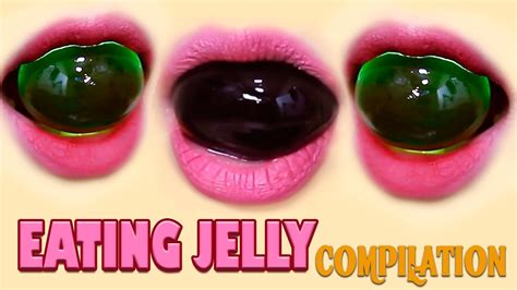 Asmr Eating Jelly Compilation New 2018 Linh Asmr Youtube