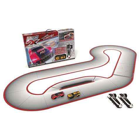 Real Fx Racing Slotless Racetrack System Including Two Rc Cars And