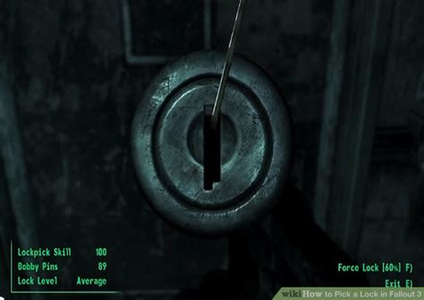 How To Pick A Lock In Fallout 3 4 Steps With Pictures Wikihow