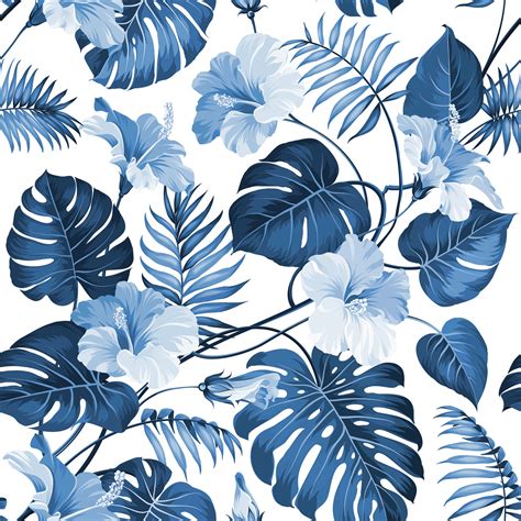 Blue Palm Tree Wallpaper