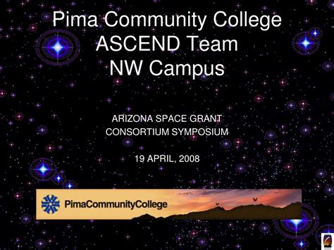 Ppt Arizona Space Grant Consortium Symposium 19 April 2008