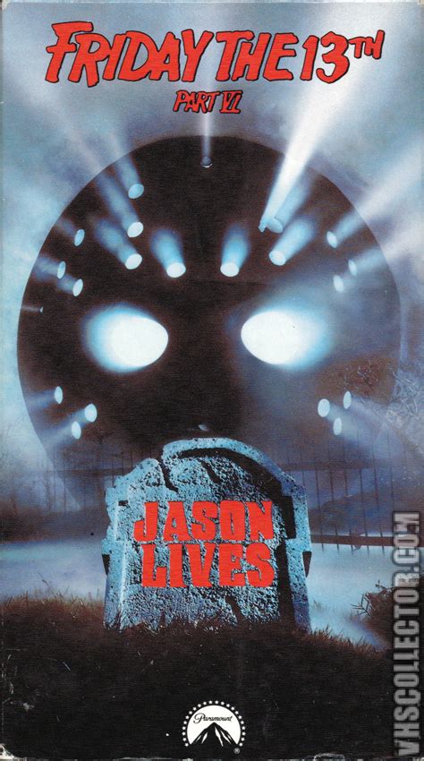 Friday The Th Part VI Jason Lives VHSCollector Com