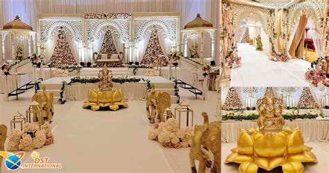 Elegant Wedding Decor South Indian Stage - DST International