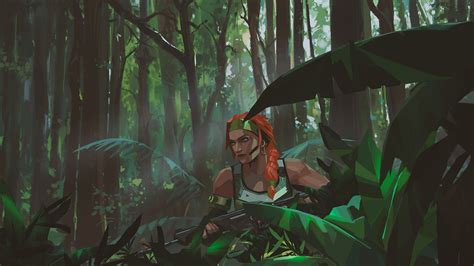 Learn about valorant and its stylish cast. Skye Warrior With Gun HD Valorant Wallpapers | HD ...