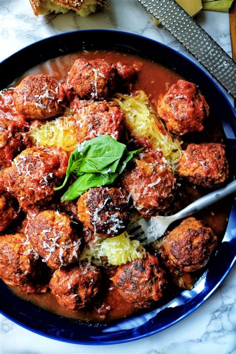 It's defrosting in the instant pot right now. Instant Pot Spaghetti Squash w Turkey Meatballs | The ...