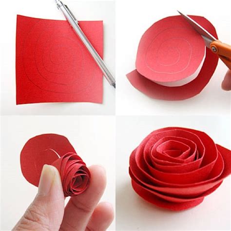 Pokok bunga kertas (bahasa inggeris: DIY Bunga Ros Merah Guna Kertas ~ DIY Malaysia