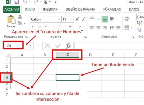 Qué Es Una Celda Activa En Excel Cosmo Del Como