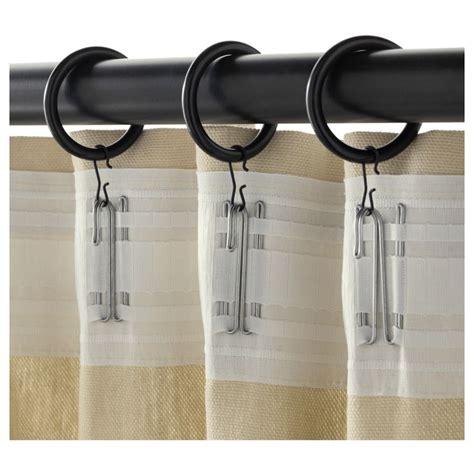 Add to cart added to cart something went wrong :( syrlig. SYRLIG Curtain ring with clip and hook - black 1 1/2 ...