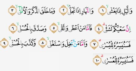 Qs 2 102 surah 2 ayat 102 qs al baqarah tafsir alquran. Tajwid Surat Al Lail Ayat 1-10 - MasRozak dot COM