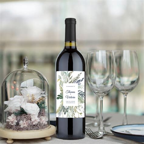 Want A Special Touch To Your Wedding Reception Try Personalized Wine